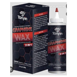 Tonyin Graphene Paste Wax 3 in 1 – Gerçek Grafen İçerikli Cila, Parlatma ve Koruma