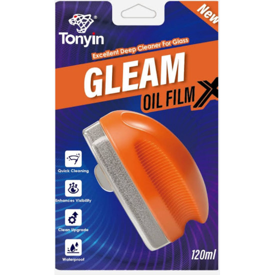Tonyin Gleam Oil Film Remover | Camdaki Yağ ve Film Tabakası Temizleyici 120ml